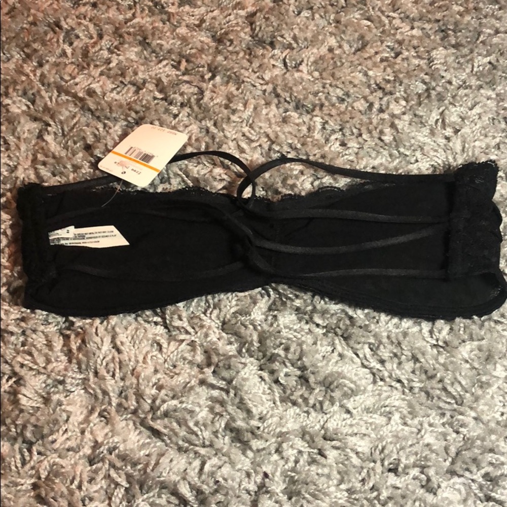 FREE PEOPLE Lace Strappy Back Bandeau Bra XS & S - Picture 4 of 4